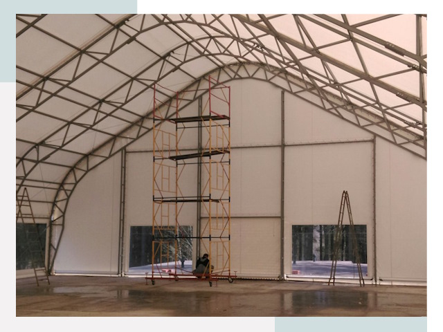 Шатровые ангары в Севастополе