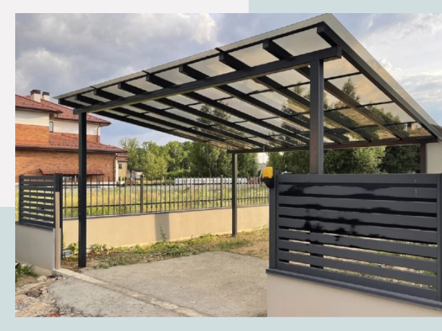 Металлические навесы в Севастополь от 619 руб. за м²