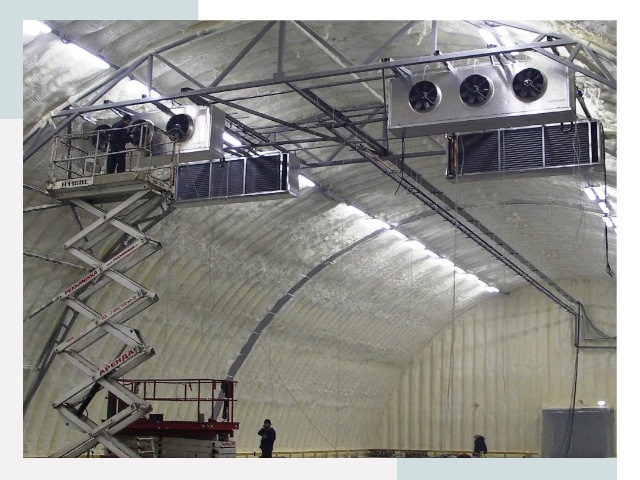 Оснащение ангаров в Севастополе