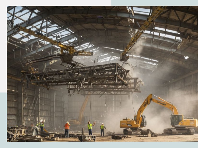 Демонтаж ангаров в Севастополе от 619 руб. за м²